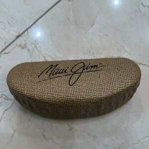 Maui Jim Woven Tan Sunglasses Case